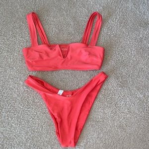 Amazing quality, worn once practically new, Aerie 2 piece bikini set